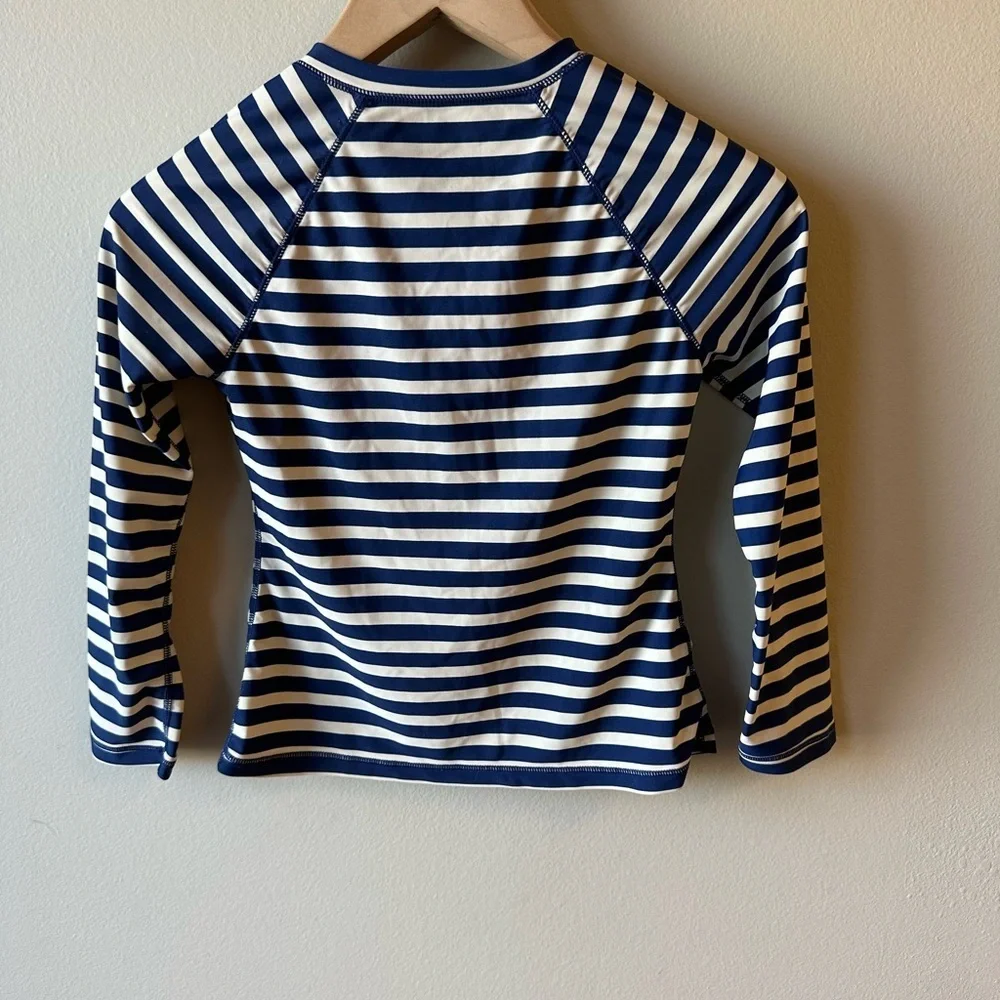 Tea Collection Nautical Striped Kids Swim Shirt